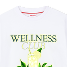 T-shirt de manga curta HUGO 
                    BOY