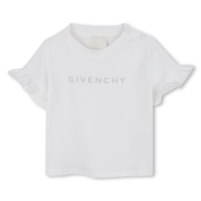 T-shirt com folhos GIVENCHY GIRL