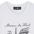 T-shirt de manga curta KARL LAGERFELD KIDS 
                    GIRL