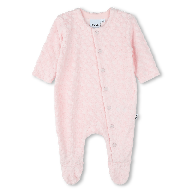 Pijama estampado com monograma BOSS 
                    GIRL