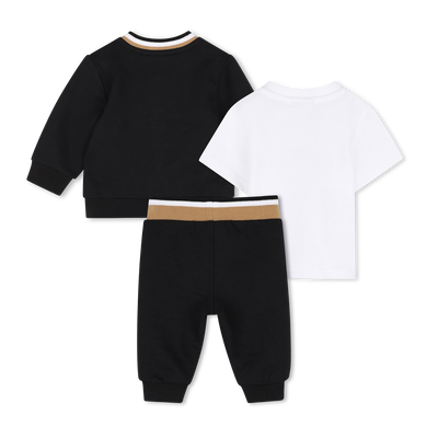 T-shirt + pants + conjunto cardigan BOSS BOY