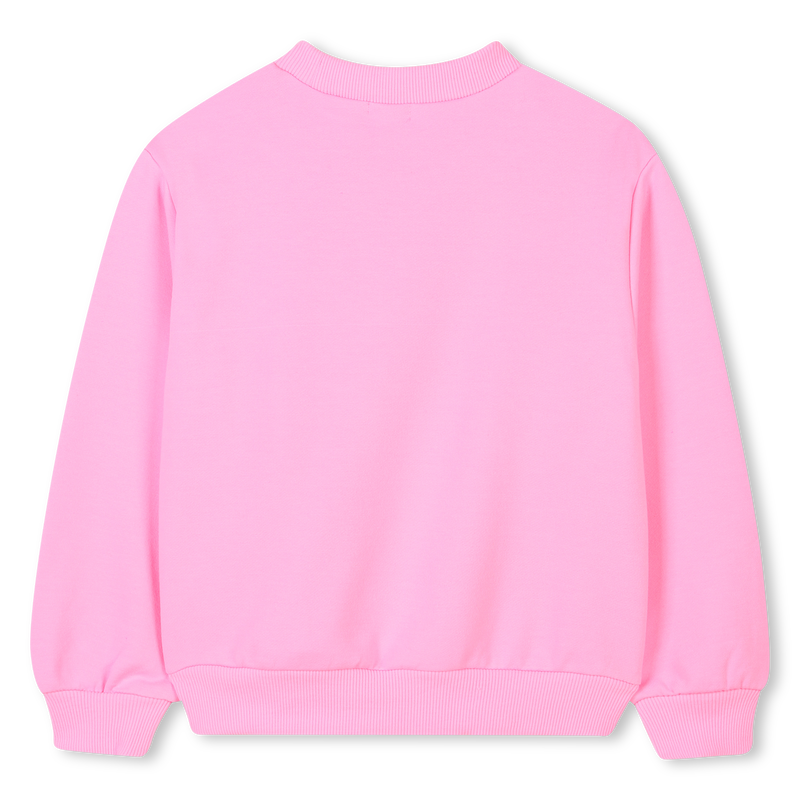Sweatshirt em molet&atilde;o BILLIEBLUSH 
                        GIRL
