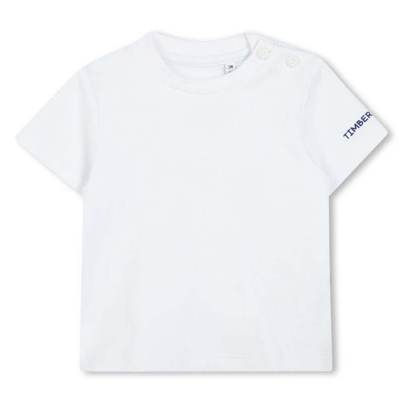 Conjunto t-shirt e jardineiras TIMBERLAND 
                        MENINO