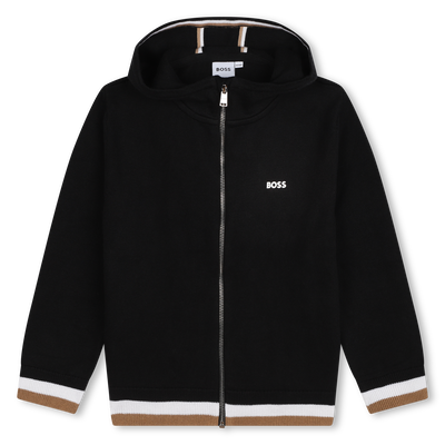 Cardigã em algodão e lã BOSS BOY