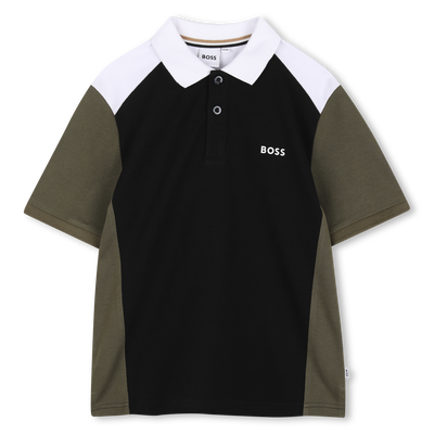 Polo de manga curta BOSS MENINO
