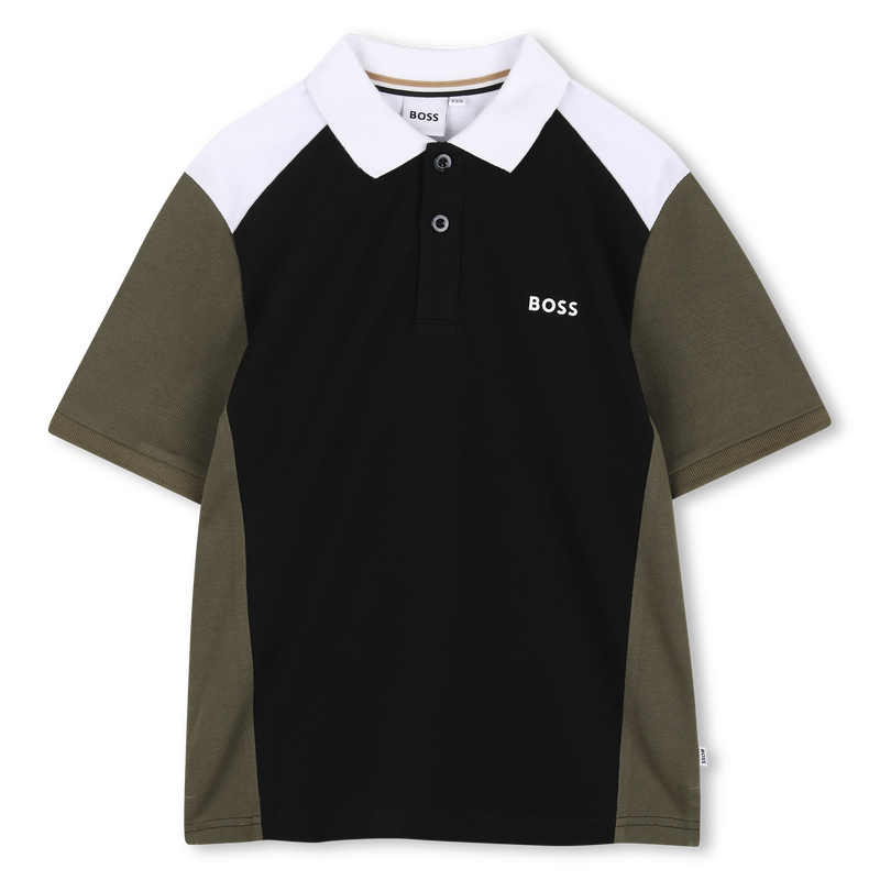 Polo de manga curta BOSS 
                        MENINO