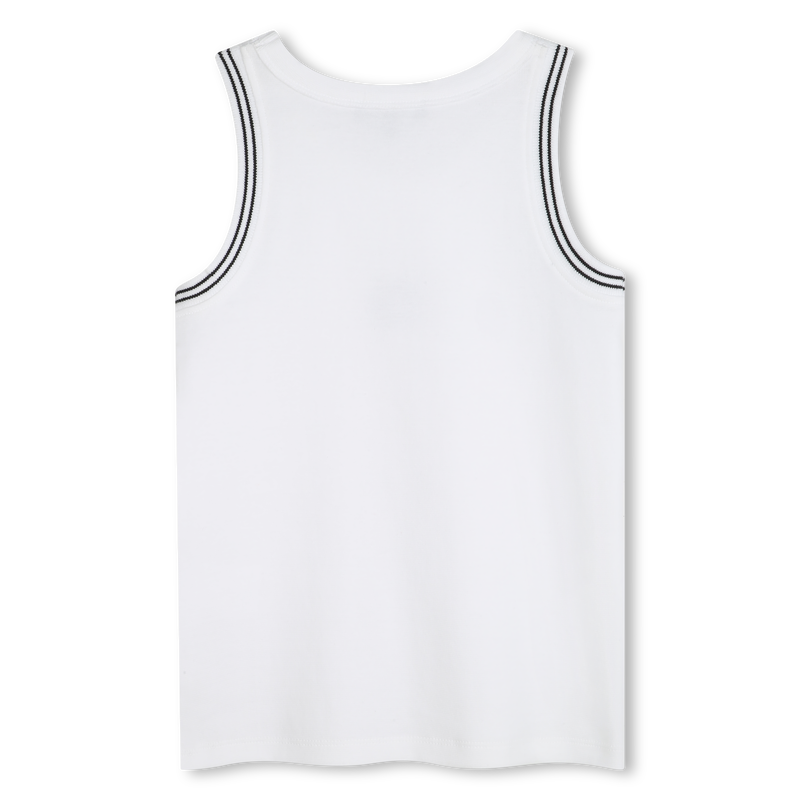 T-shirt de al&ccedil;as com bordados DKNY 
                        GIRL