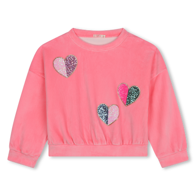 Sweatshirt de veludo BILLIEBLUSH GIRL