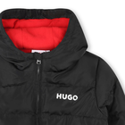 Casaco acolchoado com capuz HUGO 
                    GIRL