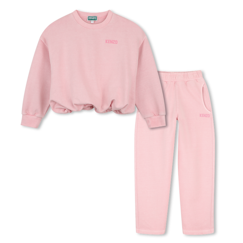 Conjunto de moletom e cal&ccedil;a KENZO KIDS 
                        MENINA