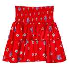 Saia estampada com folhos KENZO KIDS 
                    GIRL