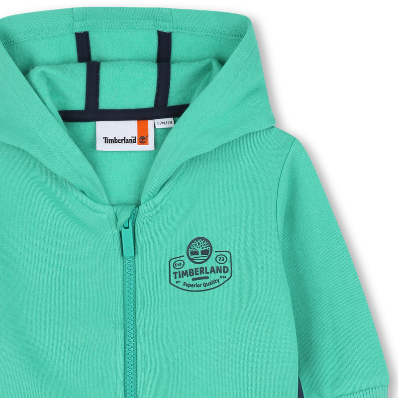 Cardigã de corrida com capuz TIMBERLAND 
                    BOY