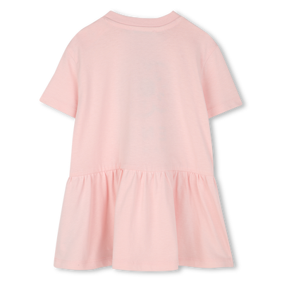 Vestido de manga curta KENZO KIDS GIRL