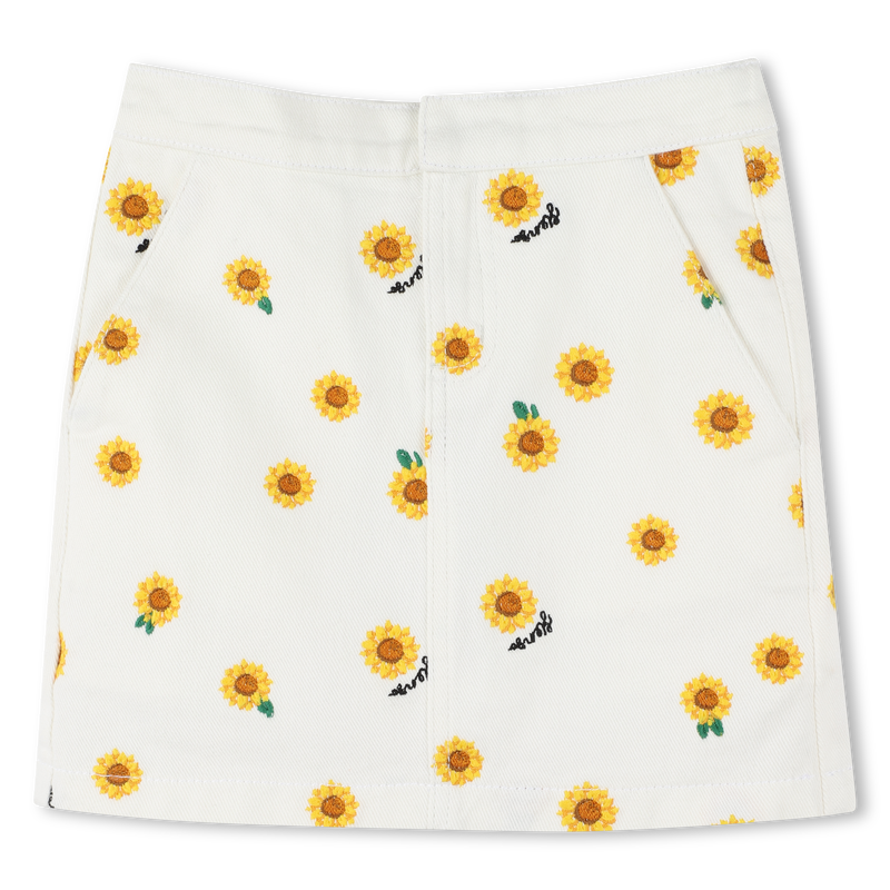 Saia com cintura el&aacute;stica KENZO KIDS 
                        MENINA