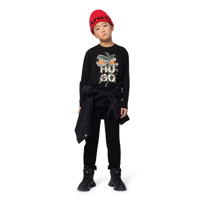 Sobrecamisa de algodão HUGO 
                    BOY