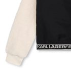 Sweatshirt bi-mat&eacute;ria KARL LAGERFELD KIDS 
                    GIRL