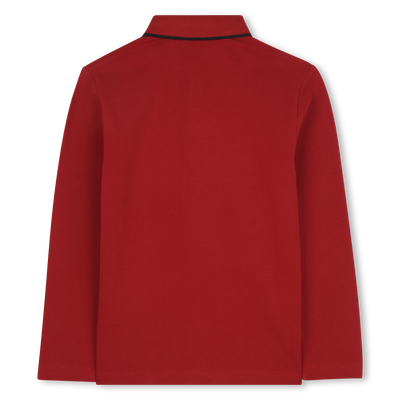 Camisa pólo de manga comprida BOSS BOY