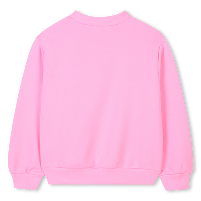 Sweatshirt em molet&atilde;o BILLIEBLUSH GIRL