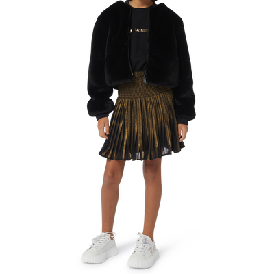 Blus&atilde;o em malha polar felpuda KARL LAGERFELD KIDS GIRL