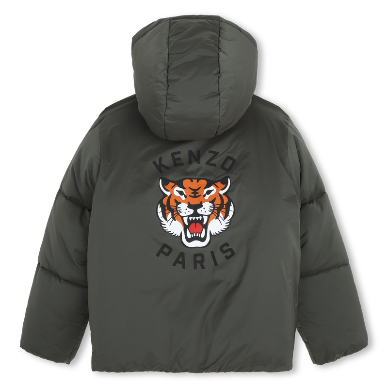 Casaco acolchoado com capuz KENZO KIDS 
                        UNISEX