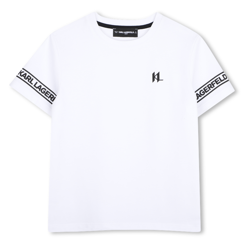 Camiseta de mangas curtas KARL LAGERFELD KIDS 
                        BOY