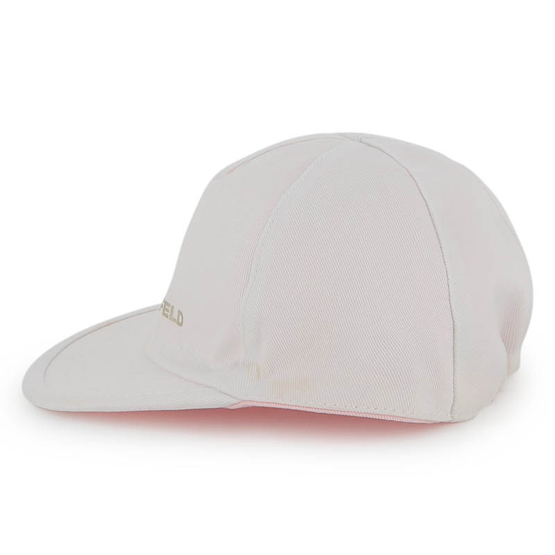 Bon&eacute; revers&iacute;vel de algod&atilde;o KARL LAGERFELD KIDS 
                        GIRL