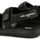 Sand&aacute;lias de couro com velcro KARL LAGERFELD KIDS 
                    BOY