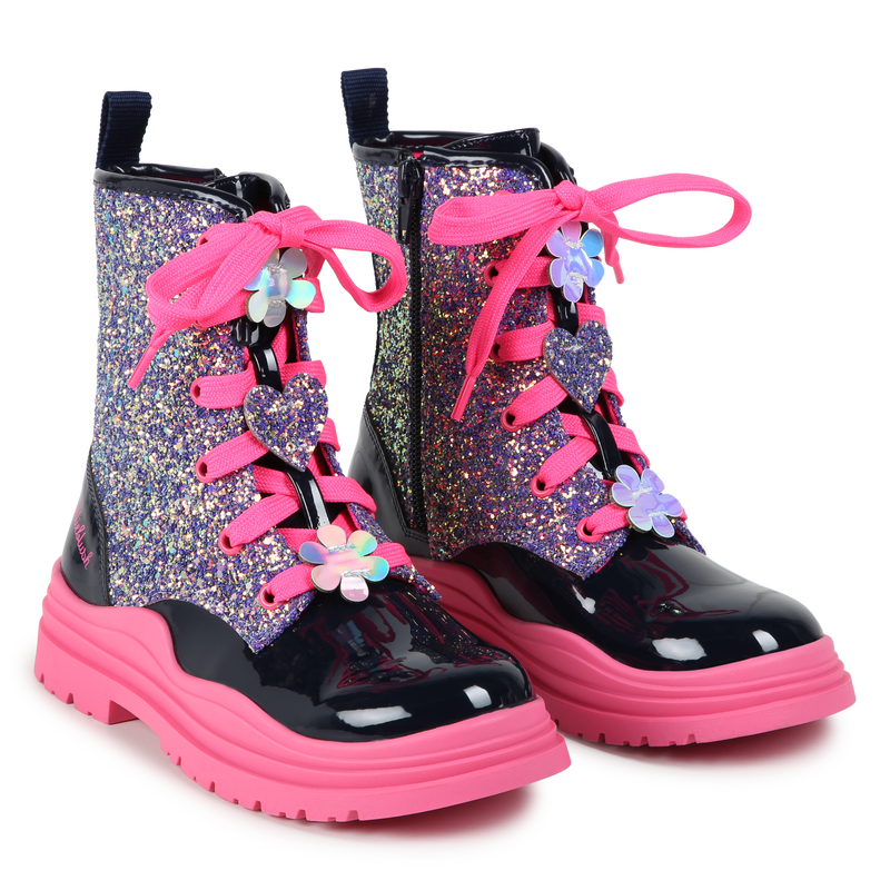Zipped & Laced Ankle Boots BILLIEBLUSH 
                    GIRL