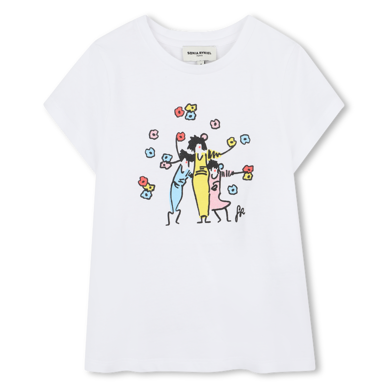 T-shirt de manga curta SONIA RYKIEL 
                        GIRL