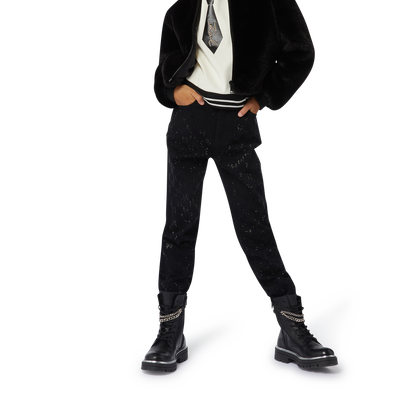 Top com gravata falsa KARL LAGERFELD KIDS GIRL