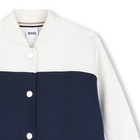 Cardigan em moletom BOSS 
                    MENINA