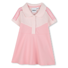 Vestido gola polo com recortes BOSS 
                    GIRL