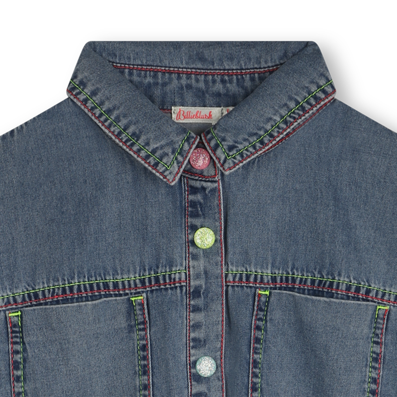 Vestido com gola de camisa BILLIEBLUSH 
                    GIRL