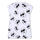 Vestido de manga curta KARL LAGERFELD KIDS 
                    GIRL