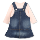 Conjunto vestido e camiseta CHLOE 
                    MENINA