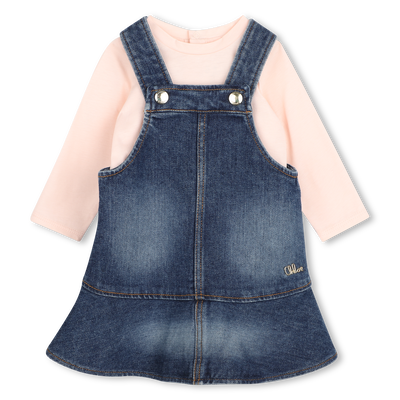 Conjunto vestido e camiseta CHLOE MENINA