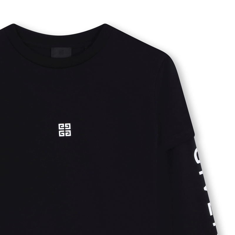 T-shirt 2 em 1 com estampados GIVENCHY 
                    BOY
