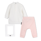 Conjunto de vestido e cal&ccedil;a KARL LAGERFELD KIDS 
                    MENINA