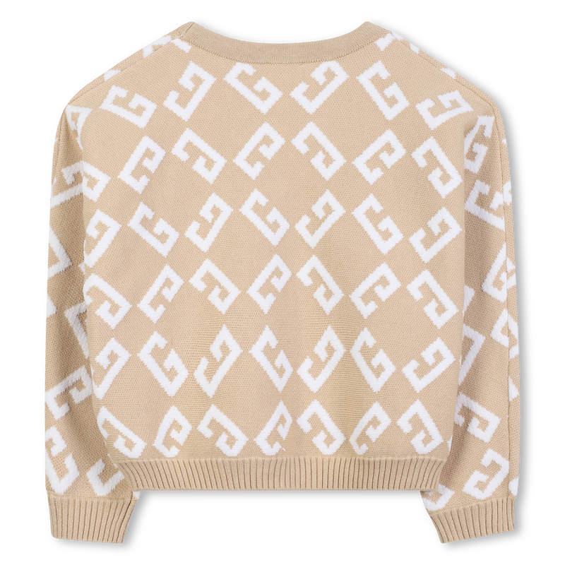 Cardig&atilde; de malha GIVENCHY 
                        GIRL