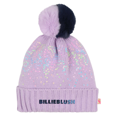 Gorro com pompom e lantejoulas BILLIEBLUSH GIRL