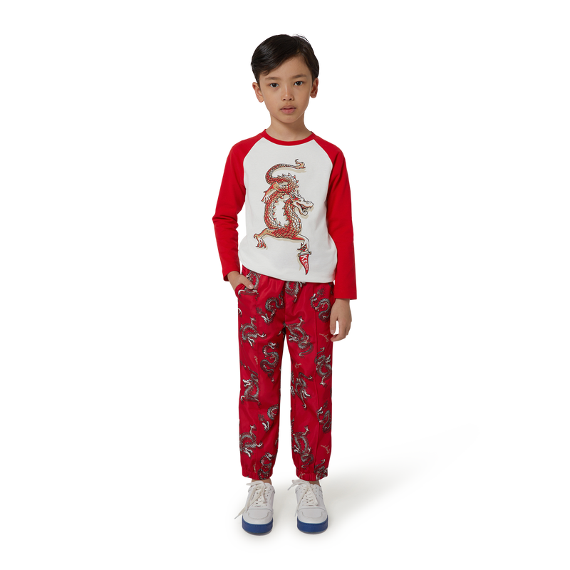 Printed cotton T-shirt KENZO KIDS 
                    BOY