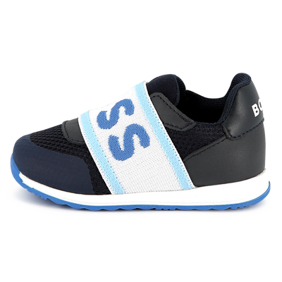 Sapatilhas em pele e rede BOSS BOY