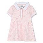 Vestido gola polo estampado BOSS 
                    GIRL
