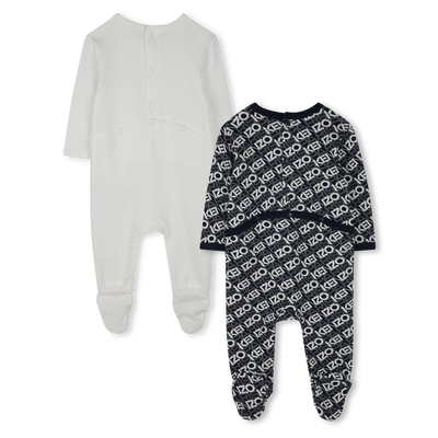 Lote de 2 pijamas de algod&atilde;o KENZO KIDS UNISEX
