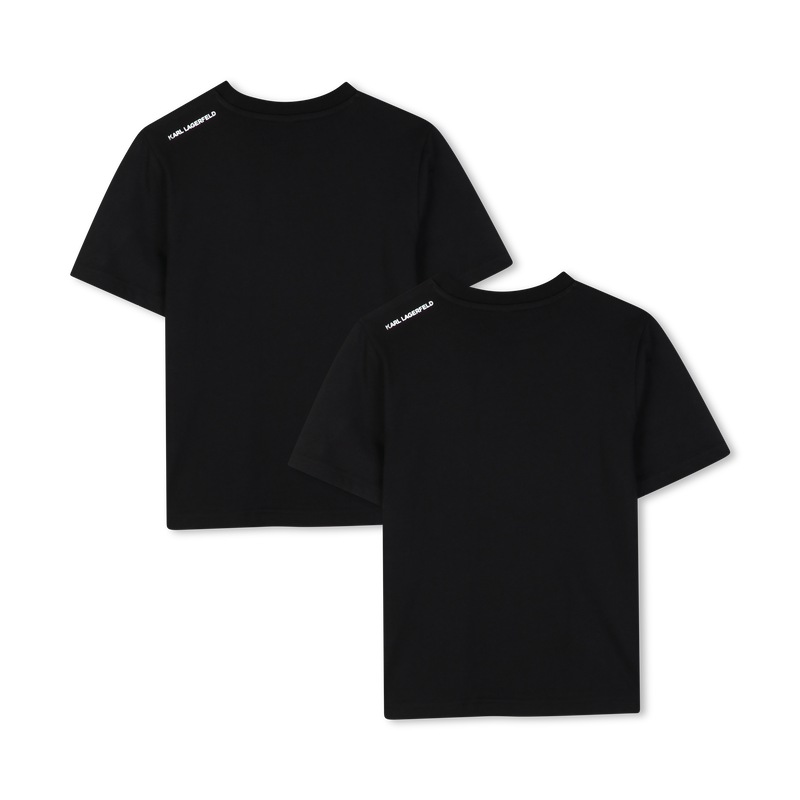 CONJUNTO DE 2 T-SHIRTS DE MANGAS CURTAS KARL LAGERFELD KIDS 
                        BOY