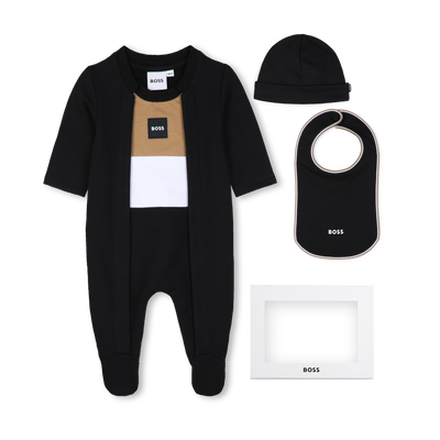Conjunto de pijama, touca e babador BOSS MENINO