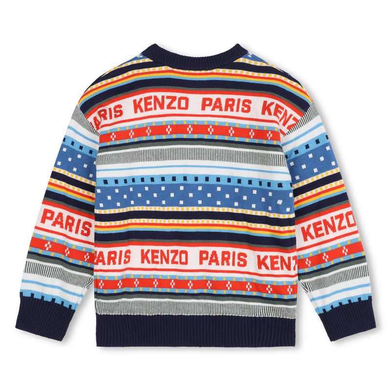 Jacquard Knitted Sweater KENZO KIDS 
                    BOY