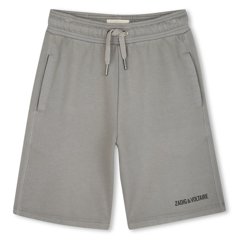 Bermudas em molet&atilde;o com bolsos ZADIG & VOLTAIRE 
                        UNISEX