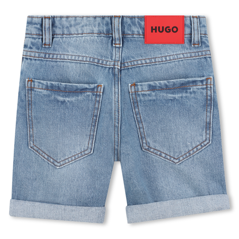 5-pocket denim Bermuda shorts HUGO 
                    BOY