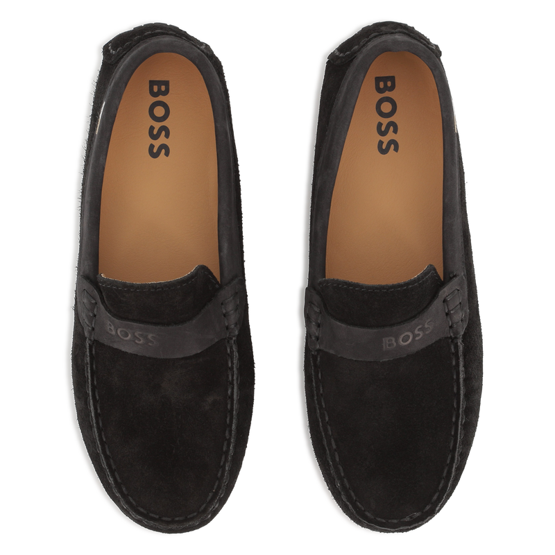 Mocassins de couro bovino BOSS 
                    BOY